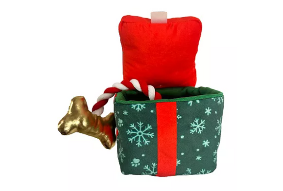HALLMARK PETS PRESENT ROPE BONE DOG TOY