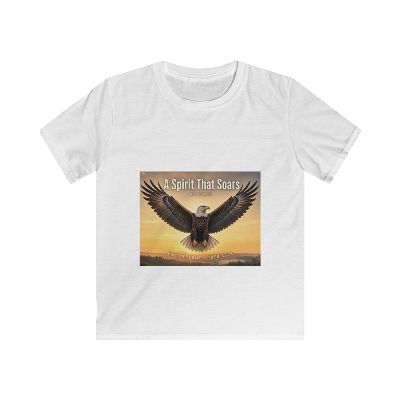 Bald Eagle Kids T-Shirt "A Spirit That Soars" "We Overcome Then Soar"